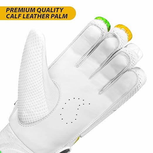 DSC Intense Attitude Cricket Batting Gloves | Multicolor | Größe: Jugend 5/5