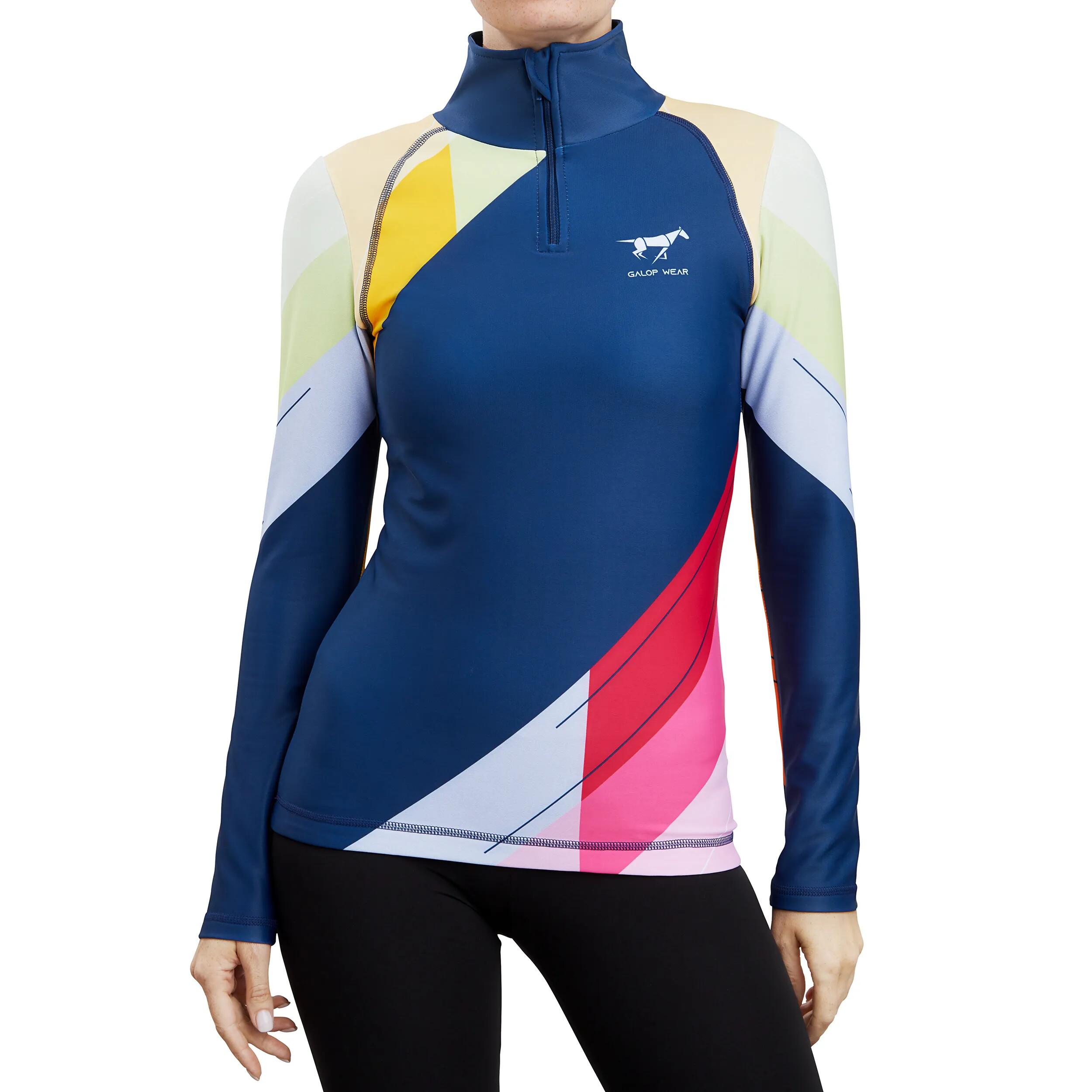 GALOP WEAR Dámská jezdecká multifunkční mikina Crazy Colors