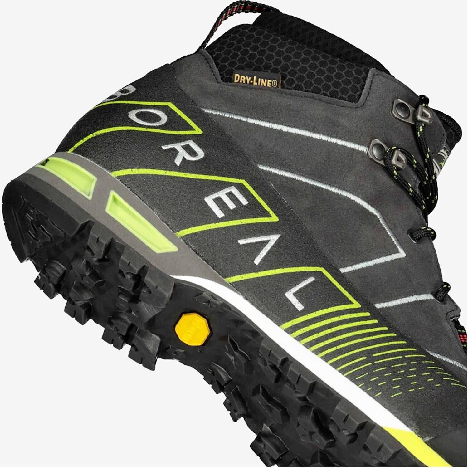 Chaussure randonnée Boreal Drom Mid unisexe cuir imperméable Vibram 6/7