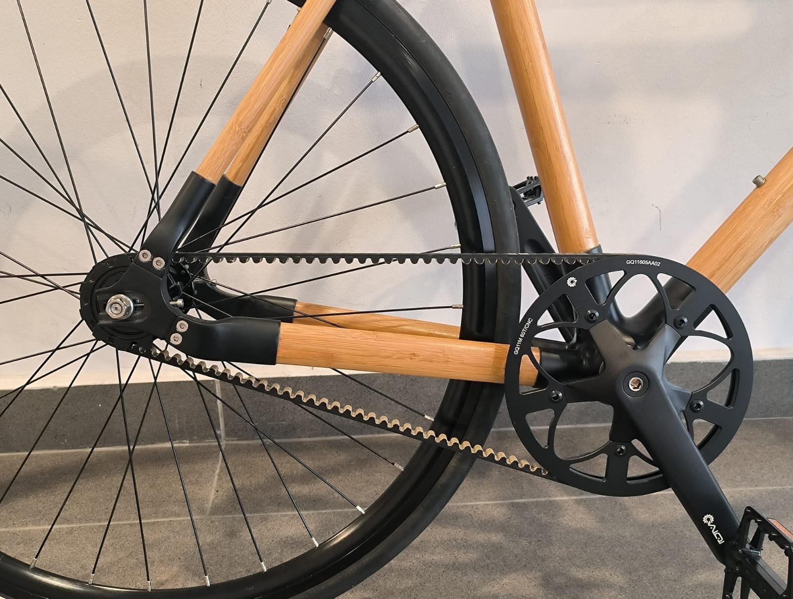 carbon fibre single speed bike