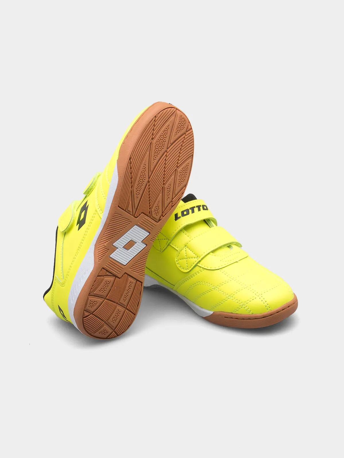 Chaussures football Lotto Pacer T enfant jaune 6/7