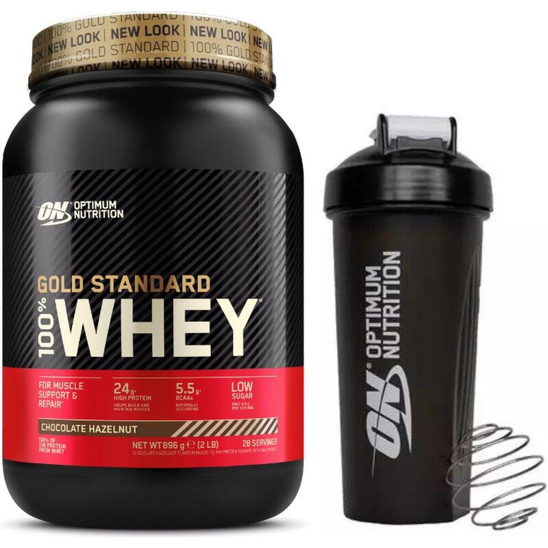 Gold Standard Whey Protein Paquet - Chocolat Noisettes Protéiné + Shaker