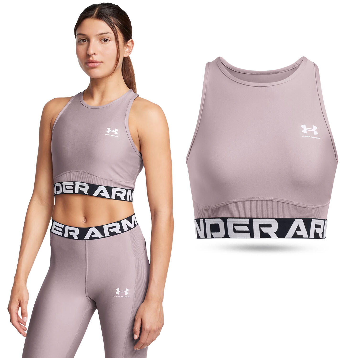 UNDER ARMOUR Under Armour Heat Gear Rib Tank-trainingstop voor dames