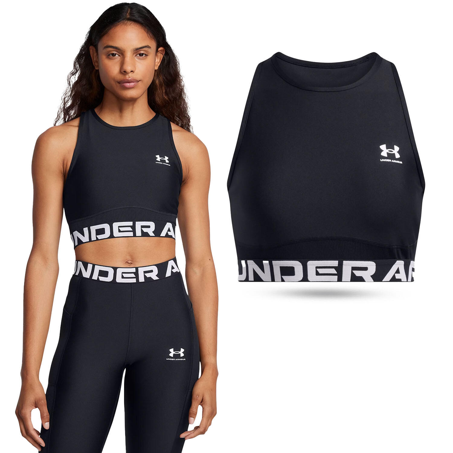 UNDER ARMOUR Under Armour Heat Gear Rib Tank Trainingstop voor dames