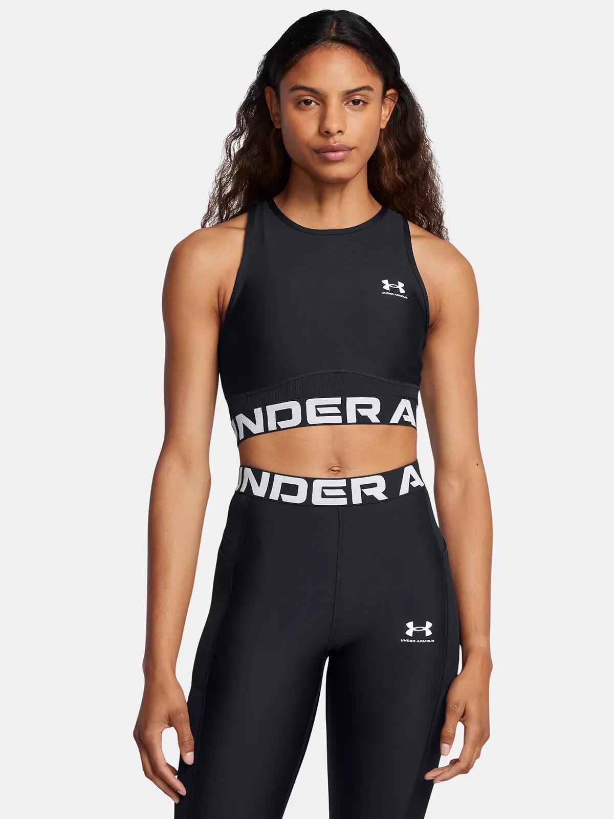 Camiseta de entrenamiento Under Armour Heat Gear Rib Tank para mujer 3/6