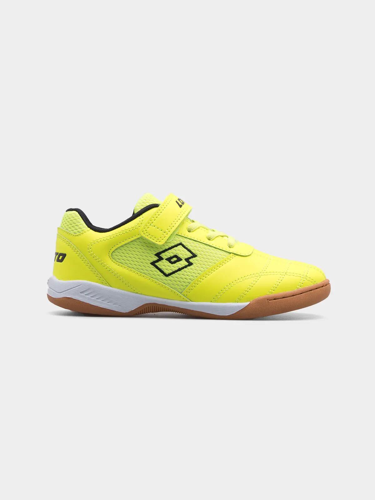 Lotto Schuhe WHIZZER T Teenager Low Top Sneaker 2600120T 2411 Fr. Yellow/Black 4/7