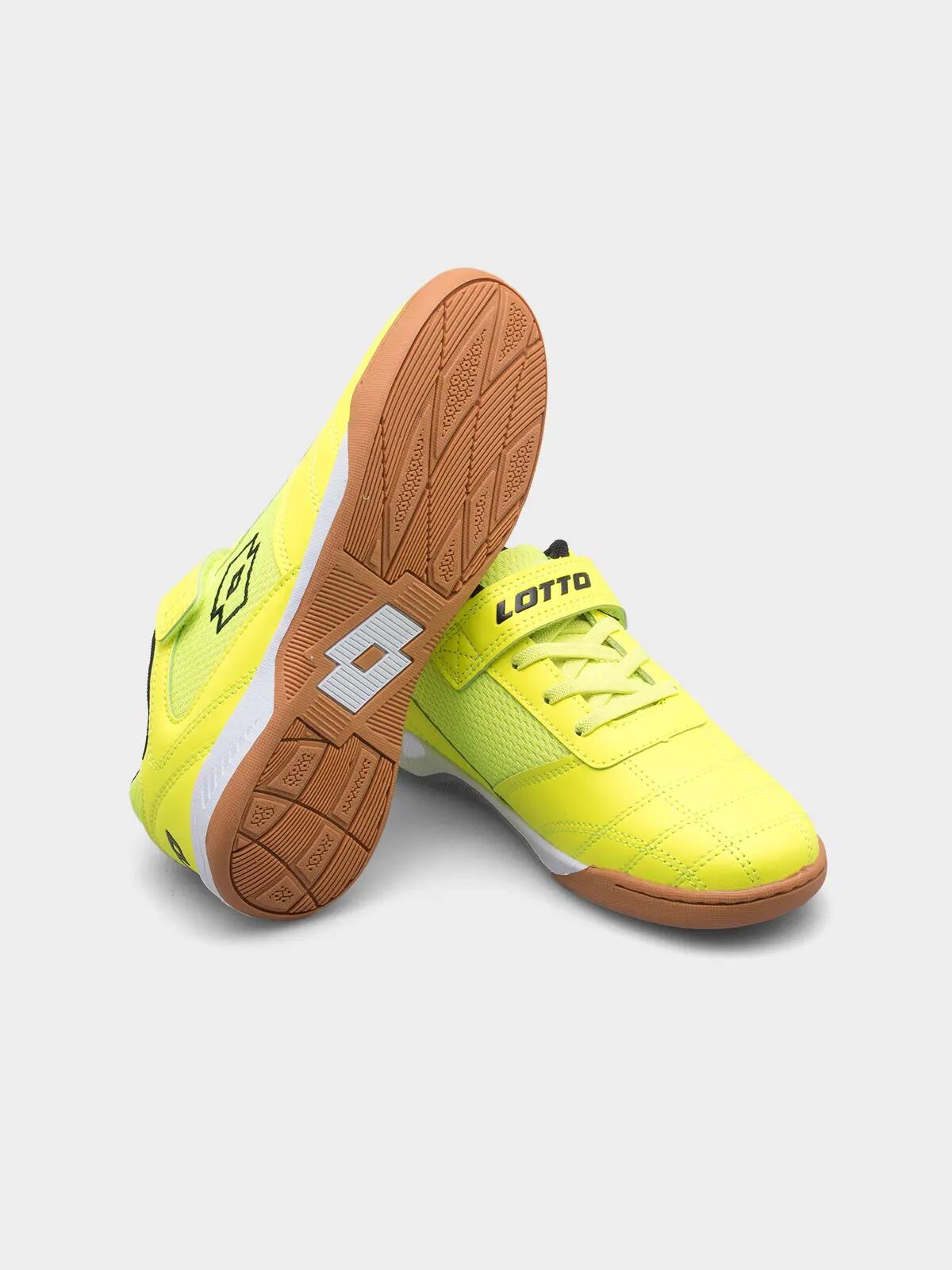 Lotto Schuhe WHIZZER T Teenager Low Top Sneaker 2600120T 2411 Fr. Yellow/Black 6/7