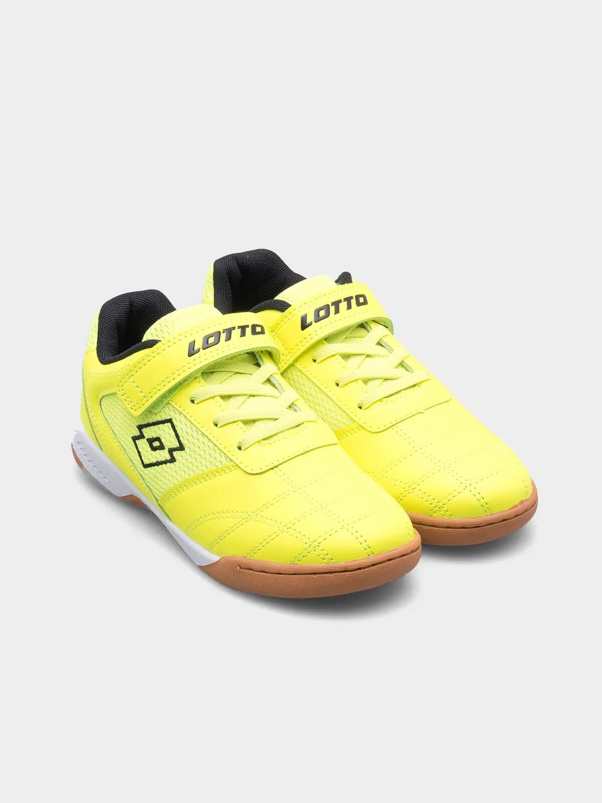 Lotto Schuhe WHIZZER T Teenager Low Top Sneaker 2600120T 2411 Fr. Yellow/Black 5/7