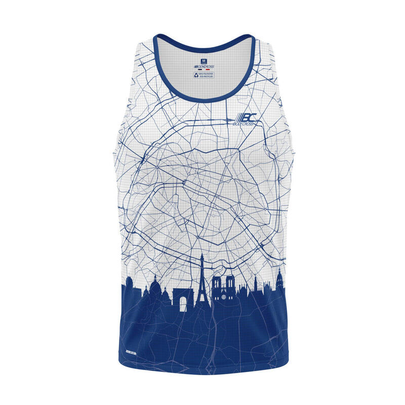 Camiseta de tirantes de running eco-responsable > - Hombre