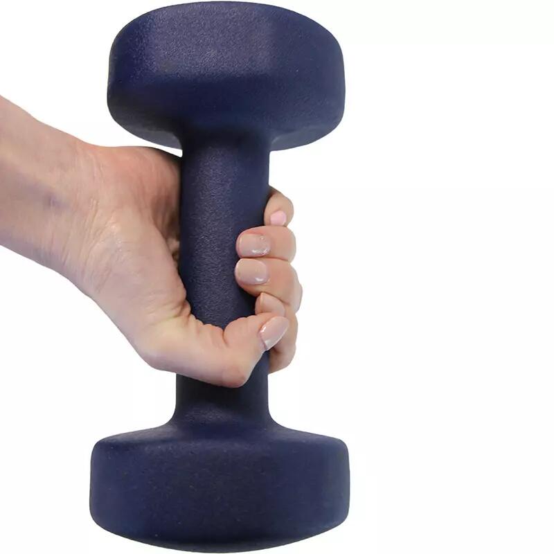 Hantle neoprenowe Aktivsport 4 kg niebieskie