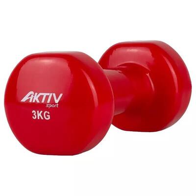 Manubrio in vinile Aktivsport 2 kg arancione