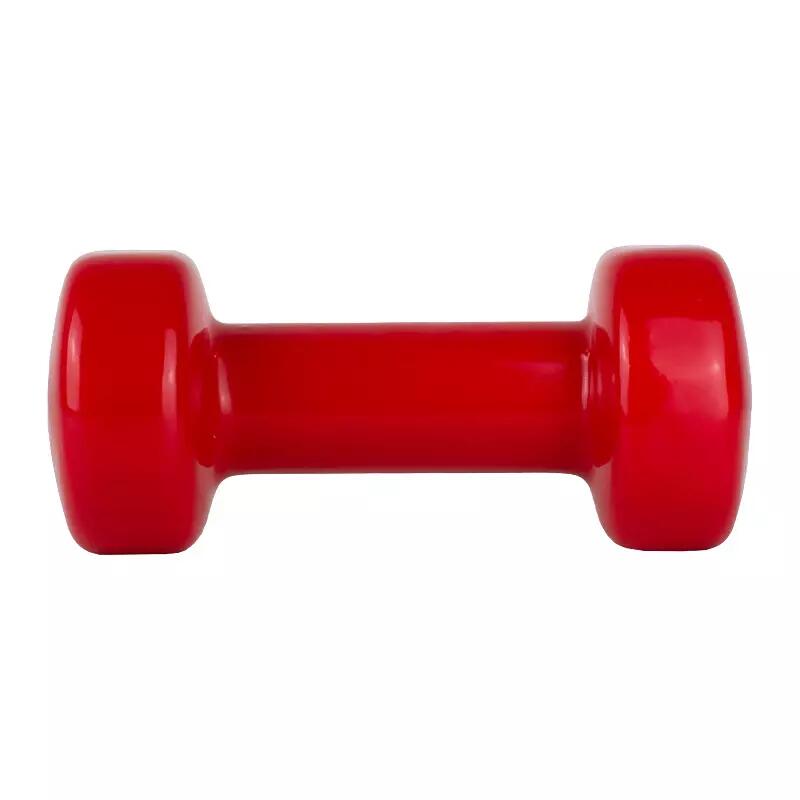 Manubrio in vinile Aktivsport 3 kg rosso 3/3