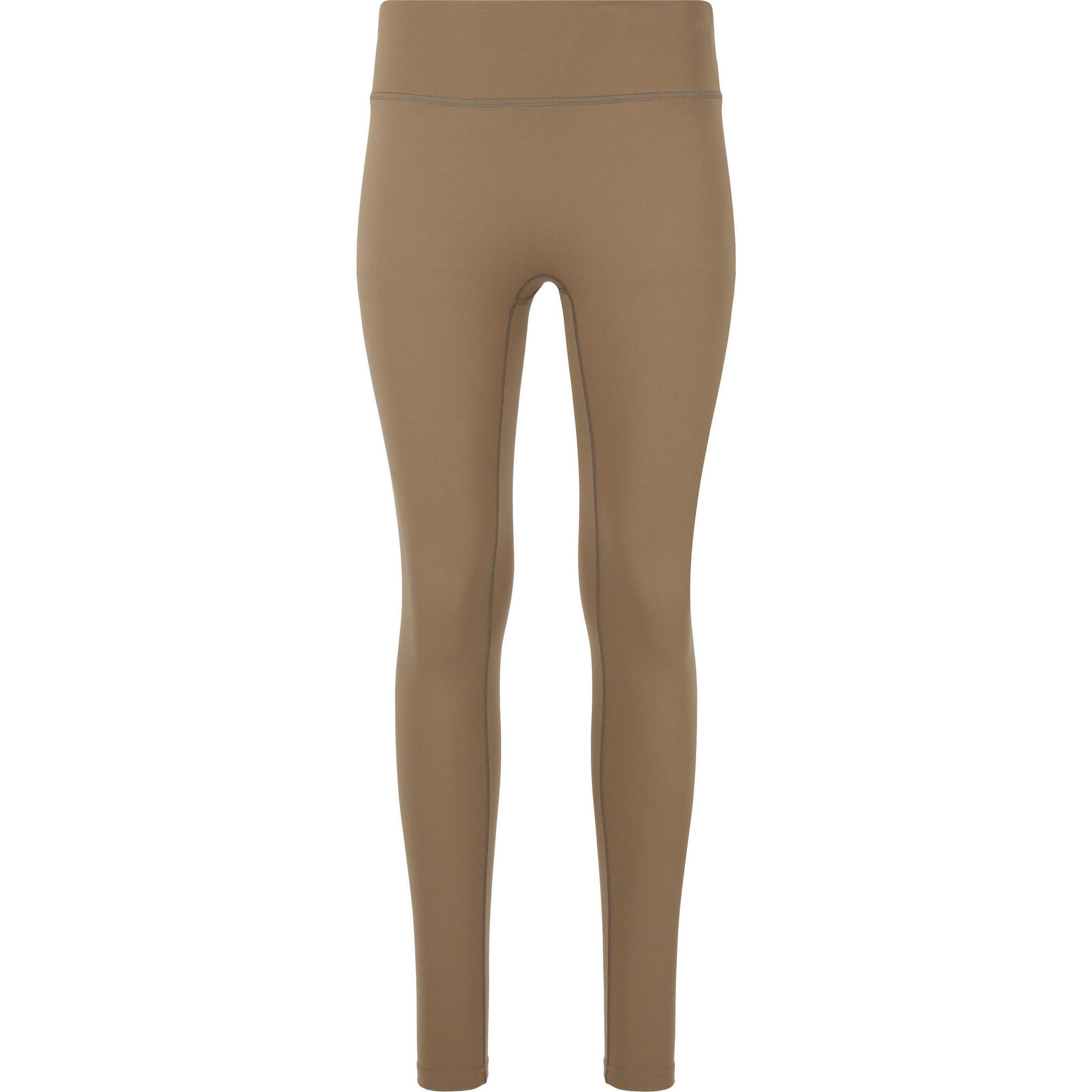 Athlecia - Legging Femme Athlecia Luxe - Collant De Running - Beige|kaki|marron - 40 M - Decathlon