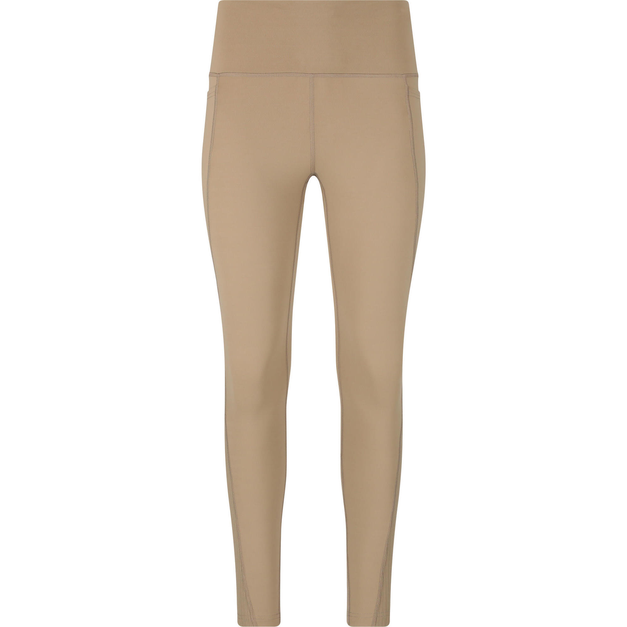 Athlecia - Legging Femme Athlecia Aliya - Legging - Beige|vert - 36 Xs - Decathlon