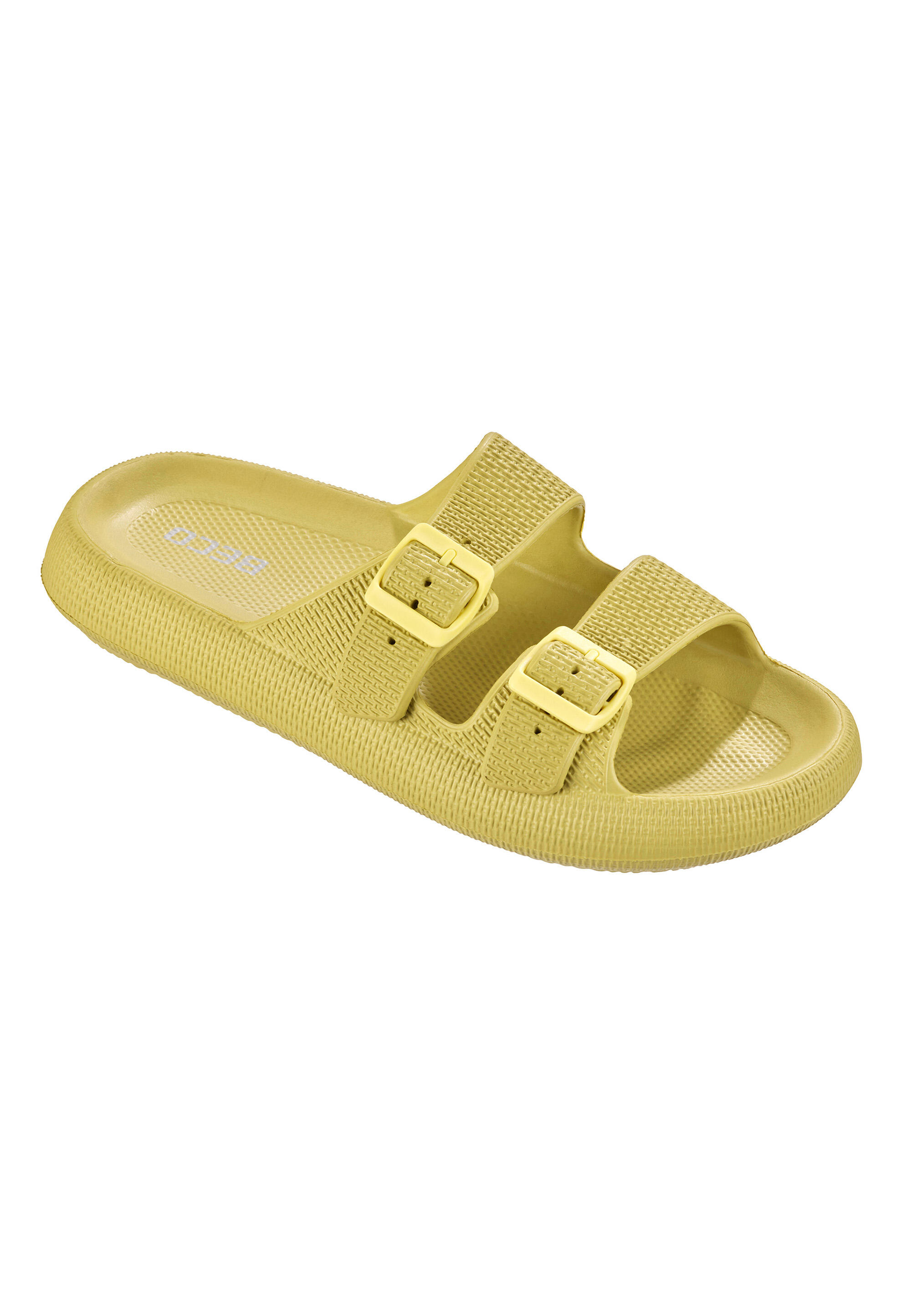 Beco Men's Bath Sandals Airkiss Leisure | Olive Green 4/5