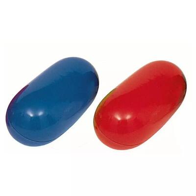 Ovaler Gymnastikball Amaya 75 cm blau