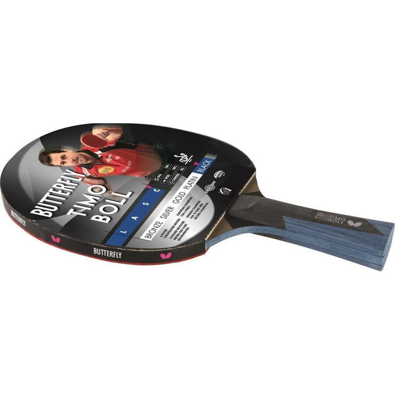Paleta tenis de masa BUTTERFLY Timo Boll Black