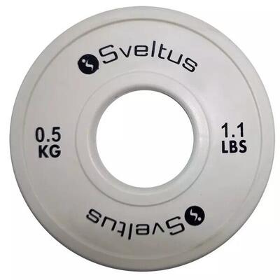 Gummierte Hantelscheibe Sveltus Olympic mini 0,5 kg