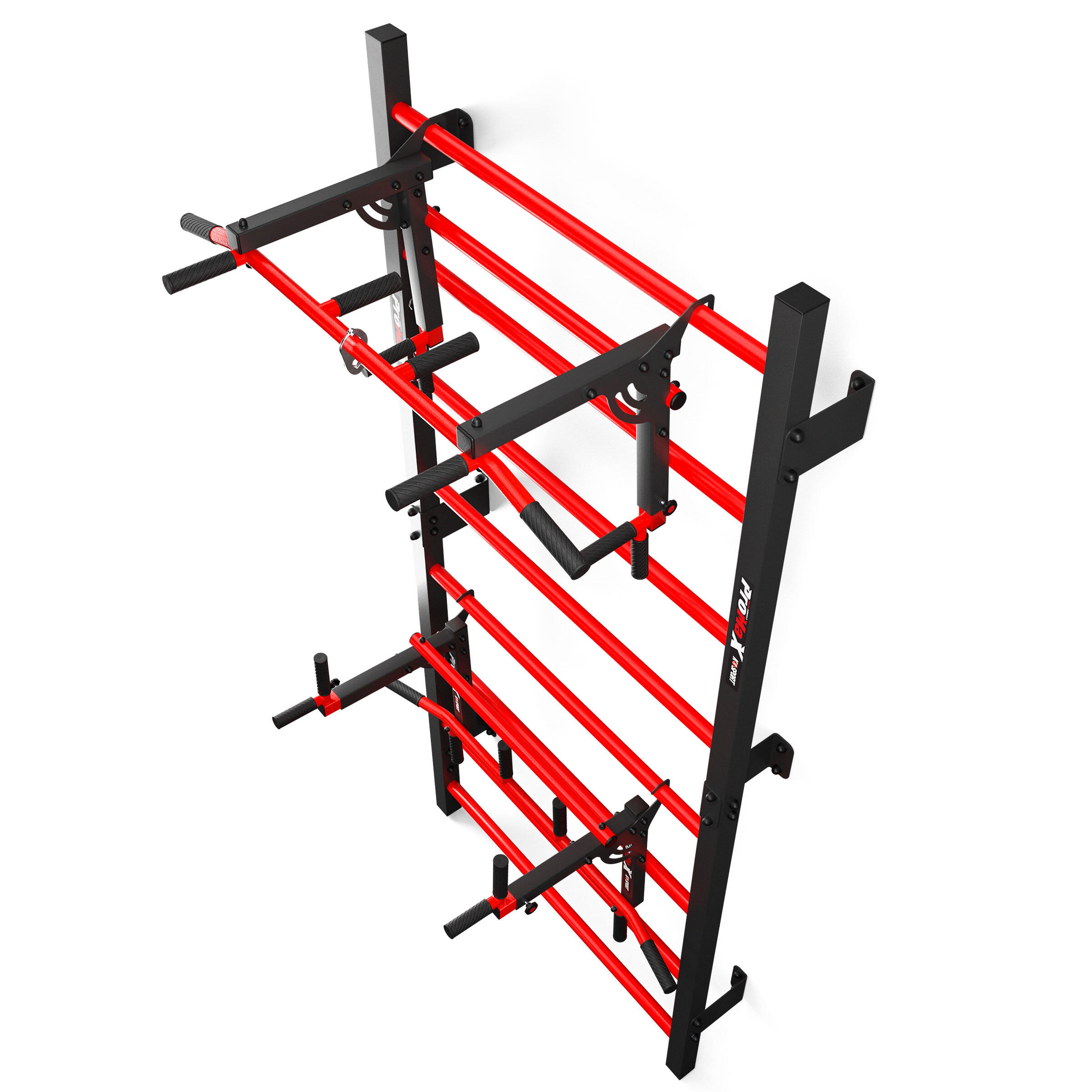 Indoor and Outdoor Swedish Ladder Wall Bars with Pull Up Dip Bar Training Set 2/7