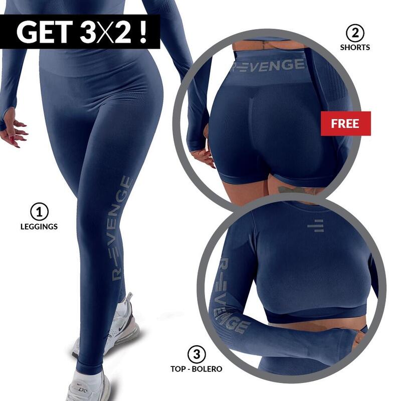 Dámský fitness komplet  crop top  + legíny