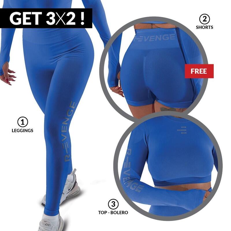 Dámský fitness komplet  crop top  + legíny
