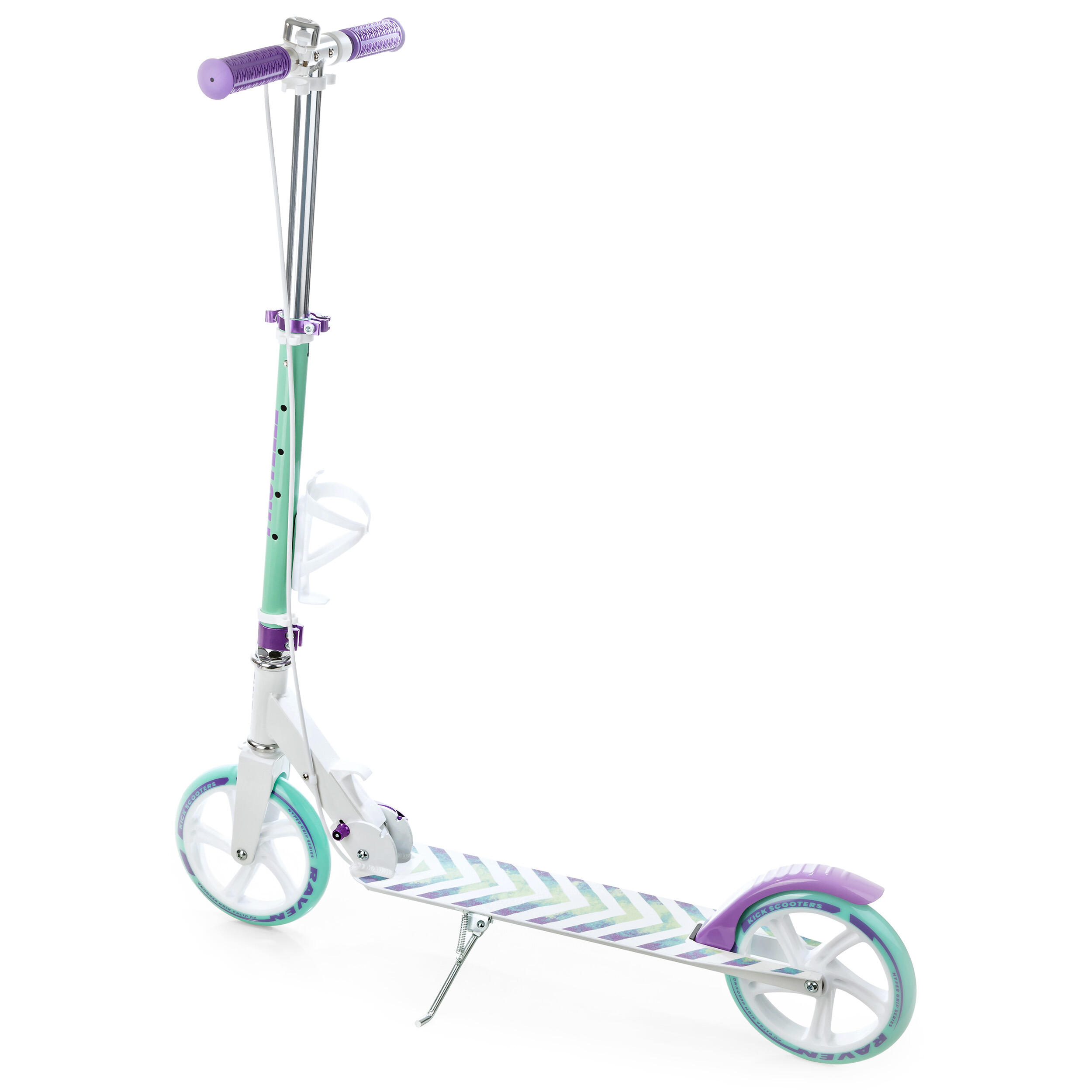 TROTINETE PASTELLE MULHER MENINA DOBRÁVEL COM TRAVÃO NO GUIADOR 200MM RAVEN 4/7