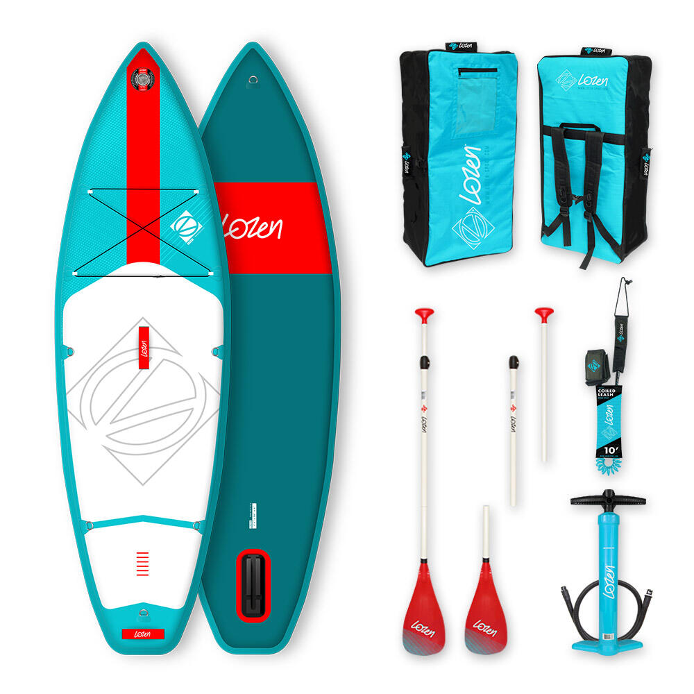 Conjunto de paddle insuflável criança (7'5'x 26 x 4") blueline