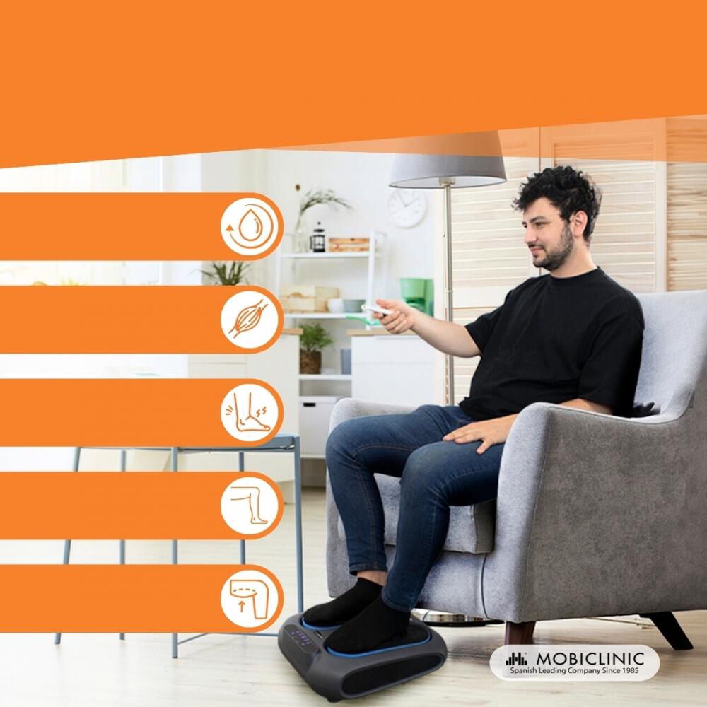 vibration für die füße VibroLegs - Massage Gerät mit Vibration - Vibrationsplatte für vitalisierte  und entspannte Beine und Füße - Fußmassage auf Knopfdruck mit 2  Programmoptionen main image 1