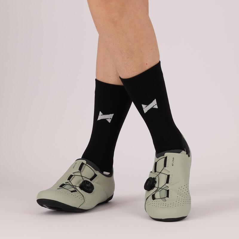 Xtreme - Chaussettes de cyclisme hautes - Unisexe - 6-Pack - Noir - Chaussettes