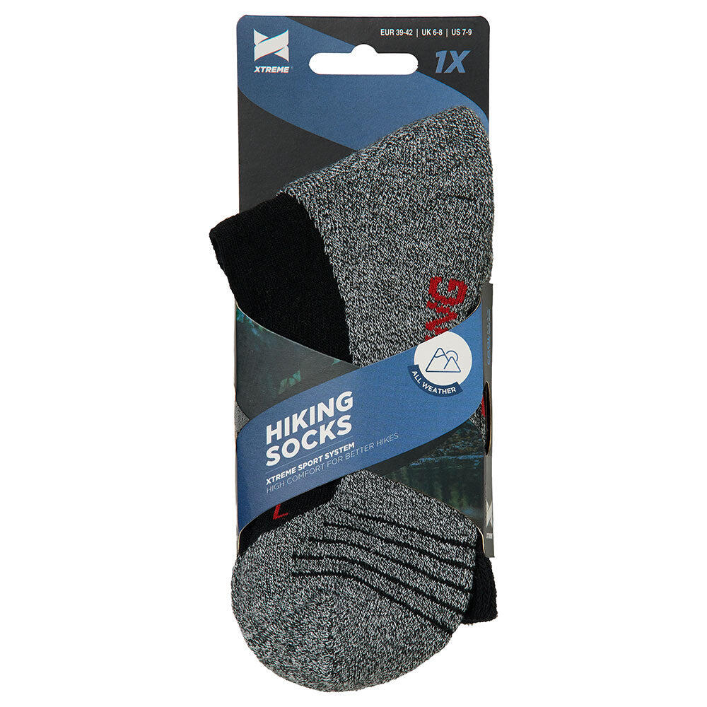 Xtreme - Wandel/Hiking sokken - Multi Zwart - 1-Paar - Unisex Wandelsokken 7/7