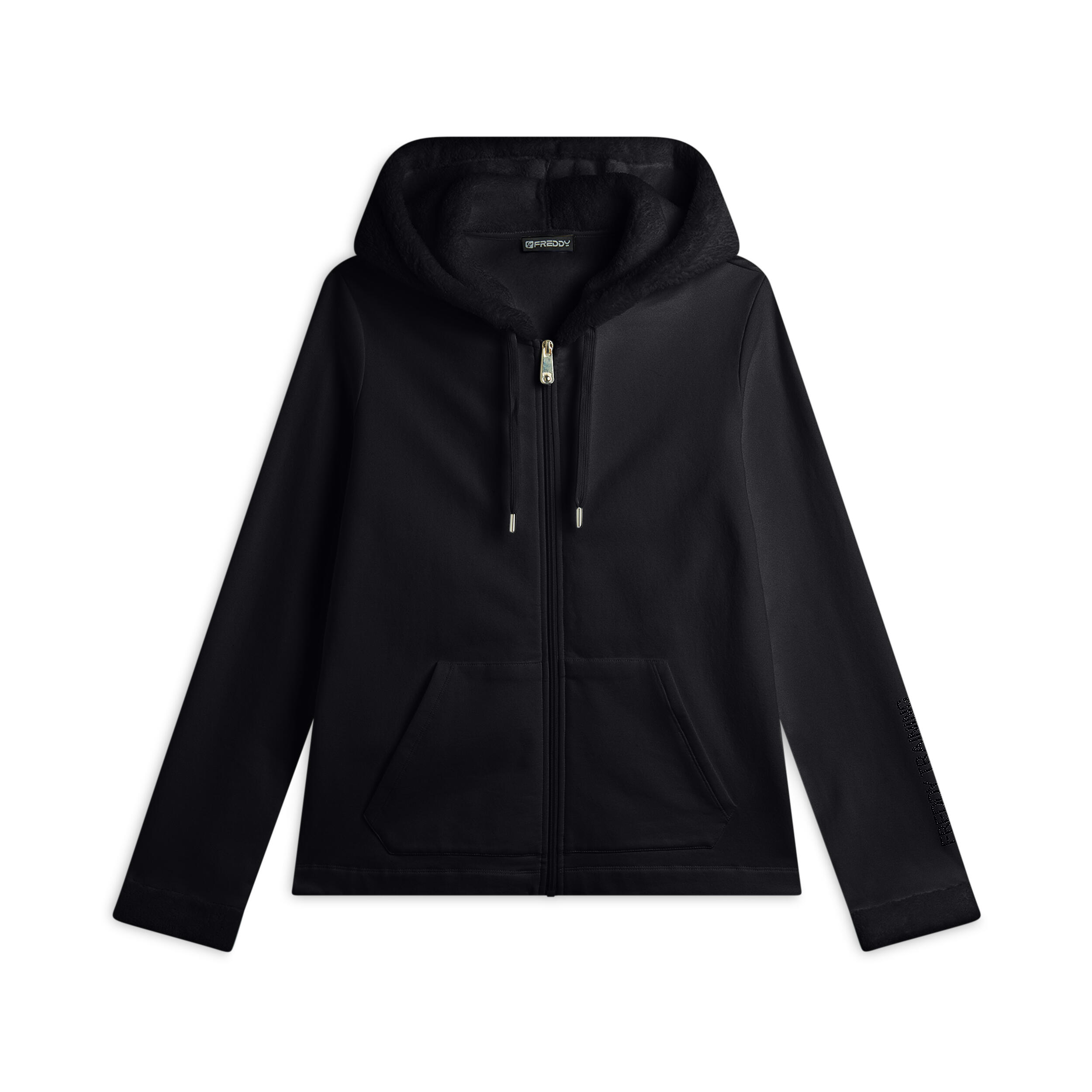Freddy Felpa Zip Stile Bomber Da Bambina/Bambino In Cotone