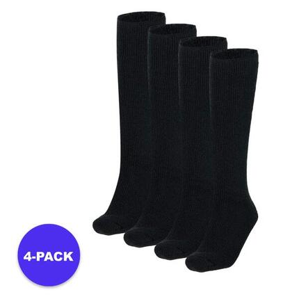 Heatkeeper - Chaussettes hautes thermiques pour femmes - 4 paires - Bleu marine