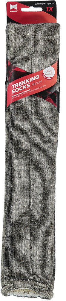 Xtreme - Tracking thermo kniekousen - Grijs - 31/34 - 1-Paar - Kniekousen Dames 6/7