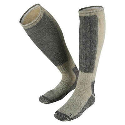 Xtreme - tracking thermo kniekousen - grijs - 48/50 - 1-paar - kniekousen dames