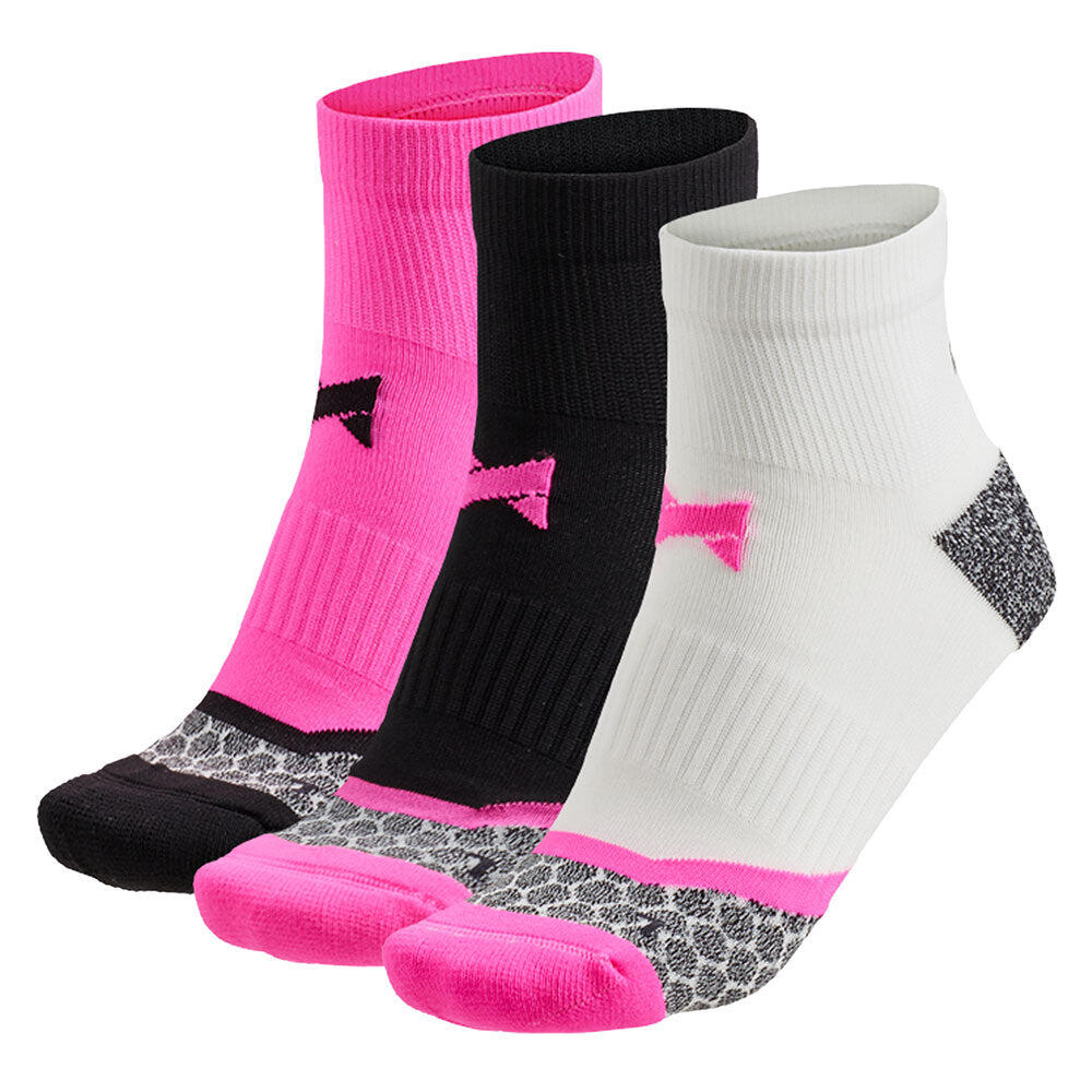 XTREME Xtreme - Hardloop sokken - Unisex - Multi roze - 3-Paar- Sportsokken