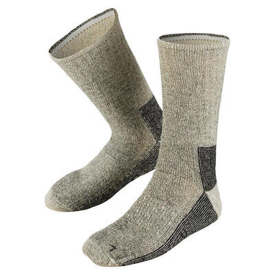 Xtreme – Warme Wandersocken – Grau – Merinowolle. 1 Paar – Frottee-Futter
