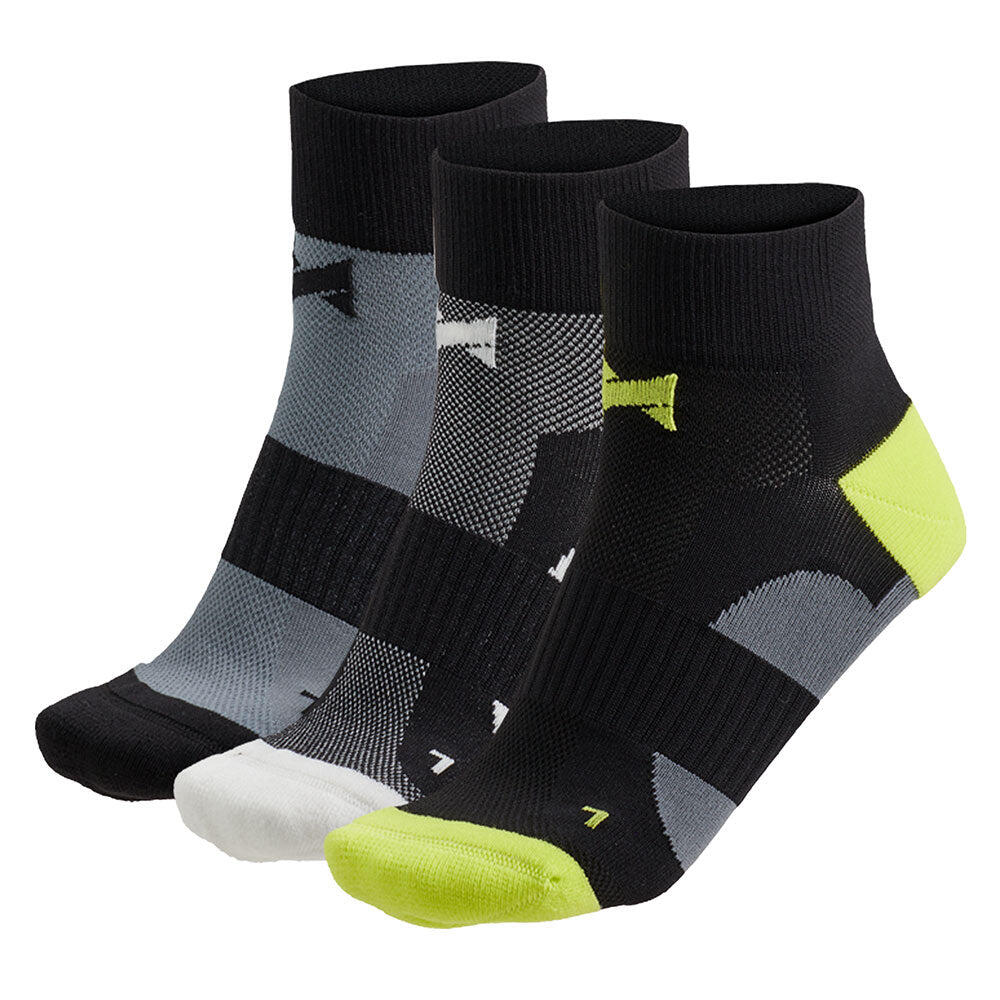 XTREME Xtreme - Fiets Enkelsokken - Unisex - 6-Pack - Zwart - Wielrensokken