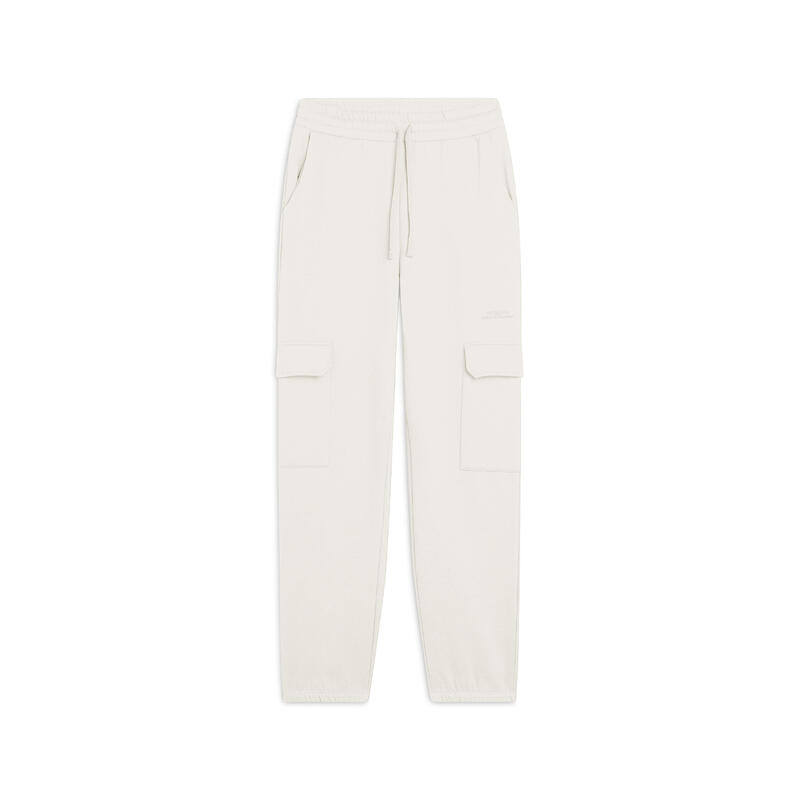 Pantalone cargo da donna comfort fit in felpa