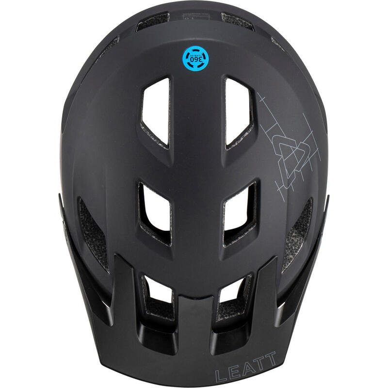 Casco ciclismo Uomo Mtb 1.0 All Mountain Nero