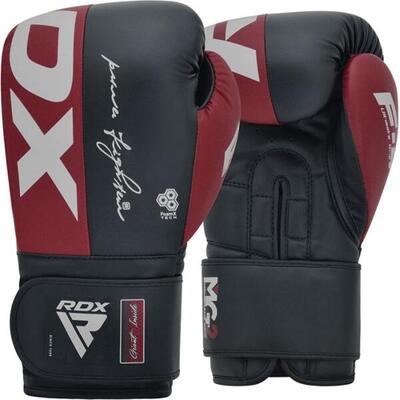F4 bokshandschoenen sparring kastanjebruin - kastanjebruin - 10 oz