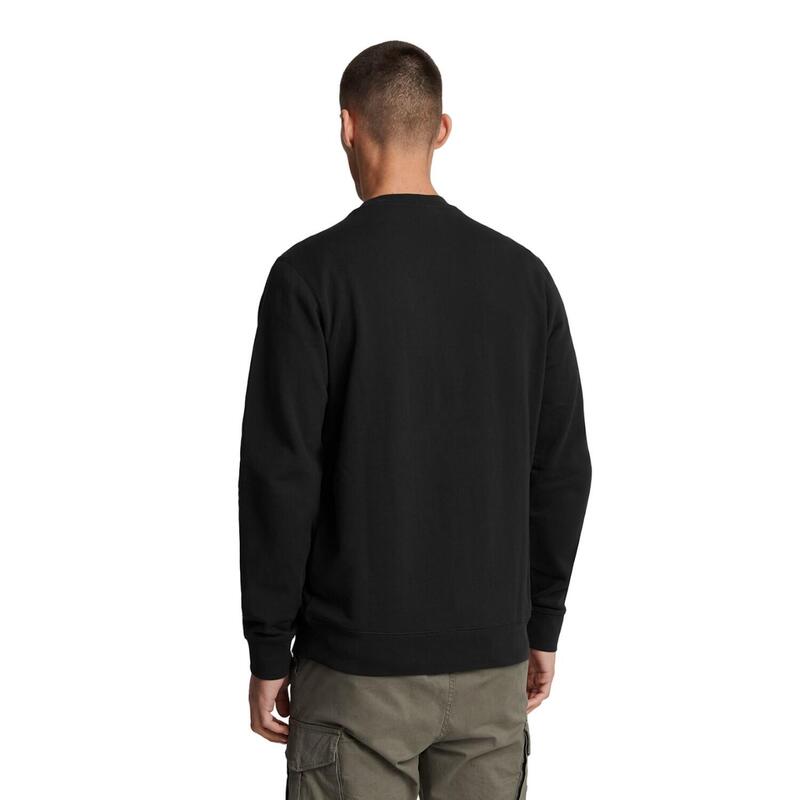 "Hybrid" Sweatshirt für Herren Pechschwarz