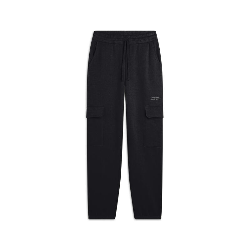 Pantalone cargo da donna comfort fit in felpa