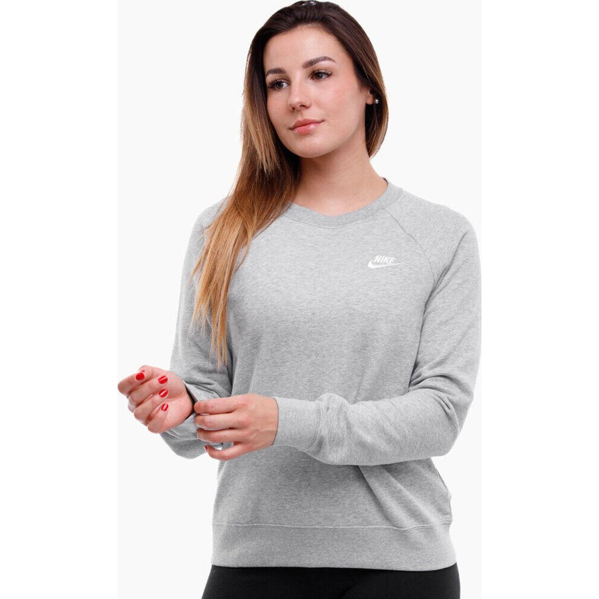 Nike - Sweat-shirt Nike Pour Femme Sans Capuche - Sweat-shirt - Gris - Decathlon