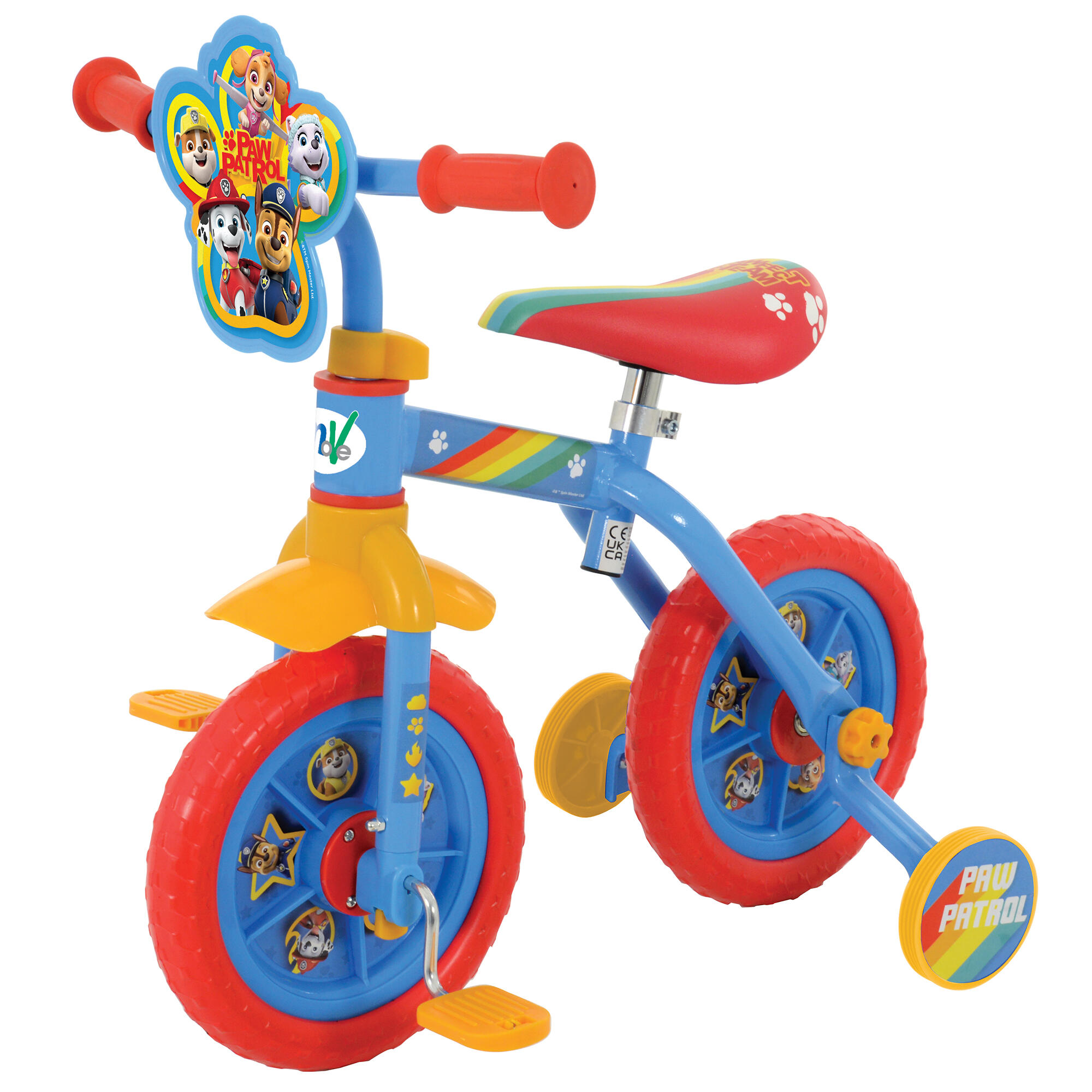 PAW PATROL MoVe Paw Patrol 2 in 1 10" Training Bike