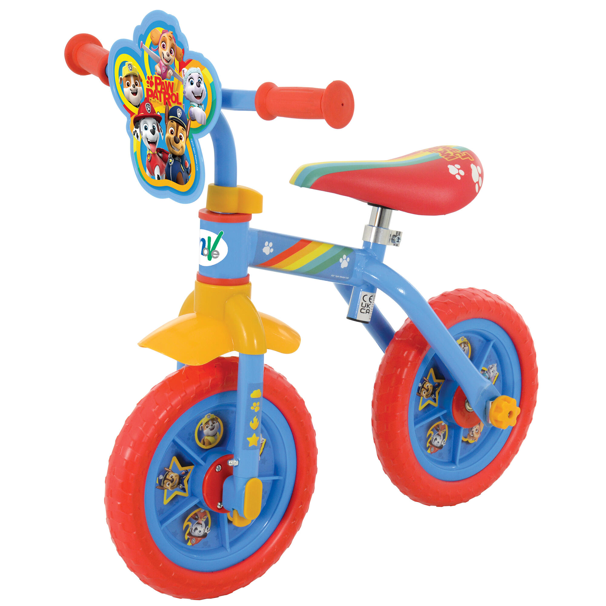 MoVe Paw Patrol 2 in 1 10" Training Bike 2/7