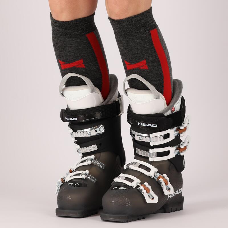 Xtreme - Skisokken Unisex - Multi rood - 2-Paar- Skisokken Heren - Skisokken