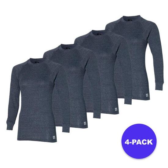 Heatkeeper - Maglia termica da donna - Antracite - 4 pezzi