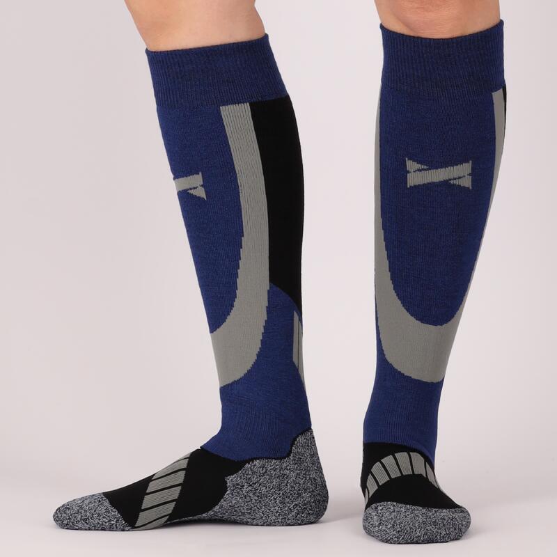 Xtreme - Chaussettes de ski Unisexe - Multi bleu - 2 paires - Chaussettes de ski