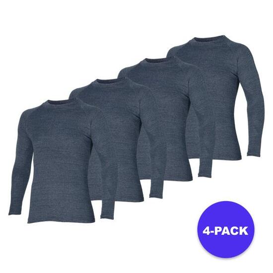 Heatkeeper - Maglia termica da uomo - Antracite - 4 pezzi