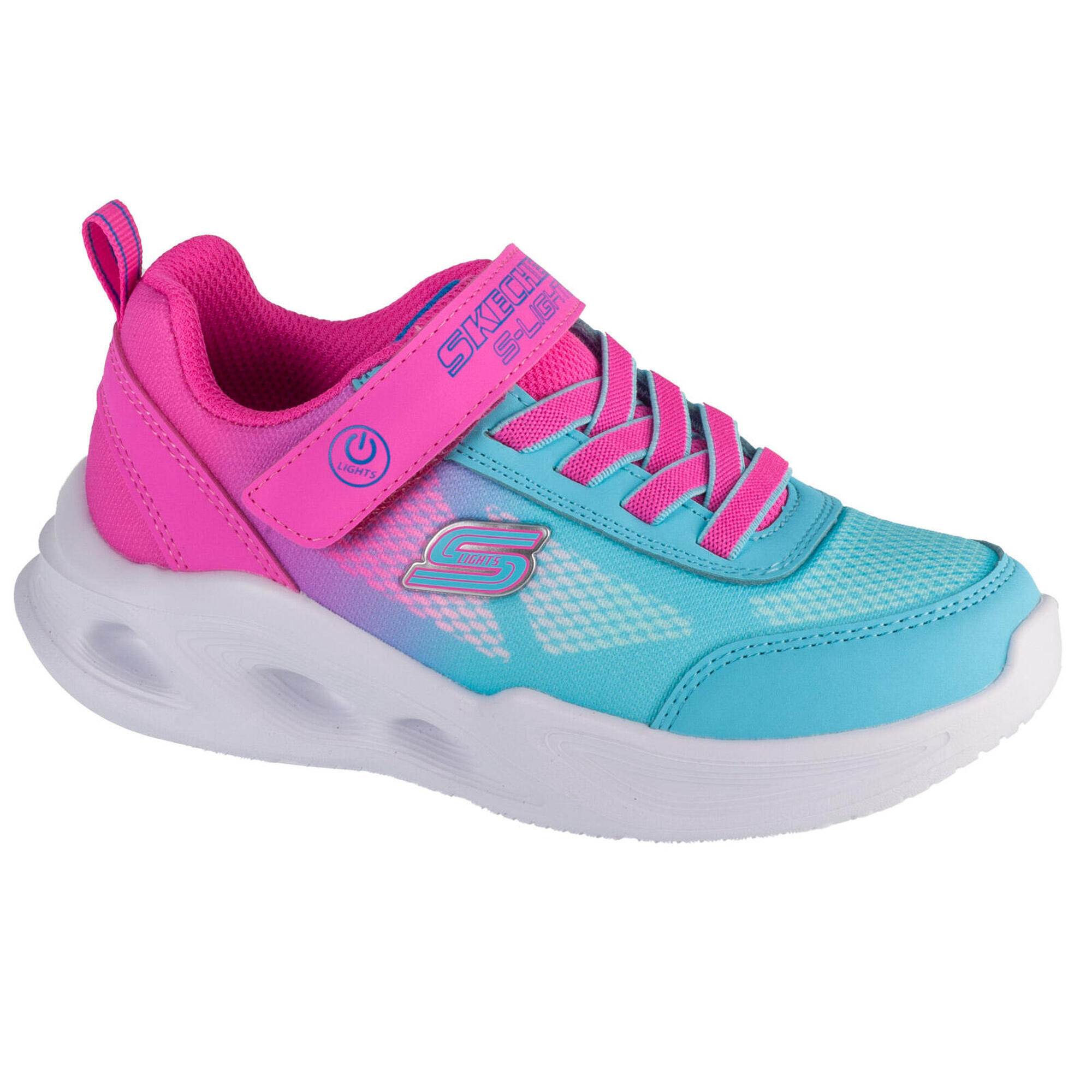 Skechers - Sneakers Pour Filles Sola Glow - Ombre Deluxe - Baskets - Rose - 30 - Decathlon